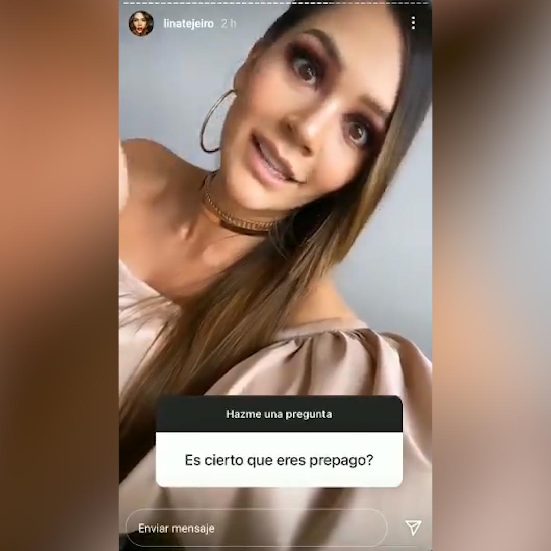 “No, no soy prepago, soy actriz”: Lina Tejeiro se defiende de un comentario  en las redes sociales