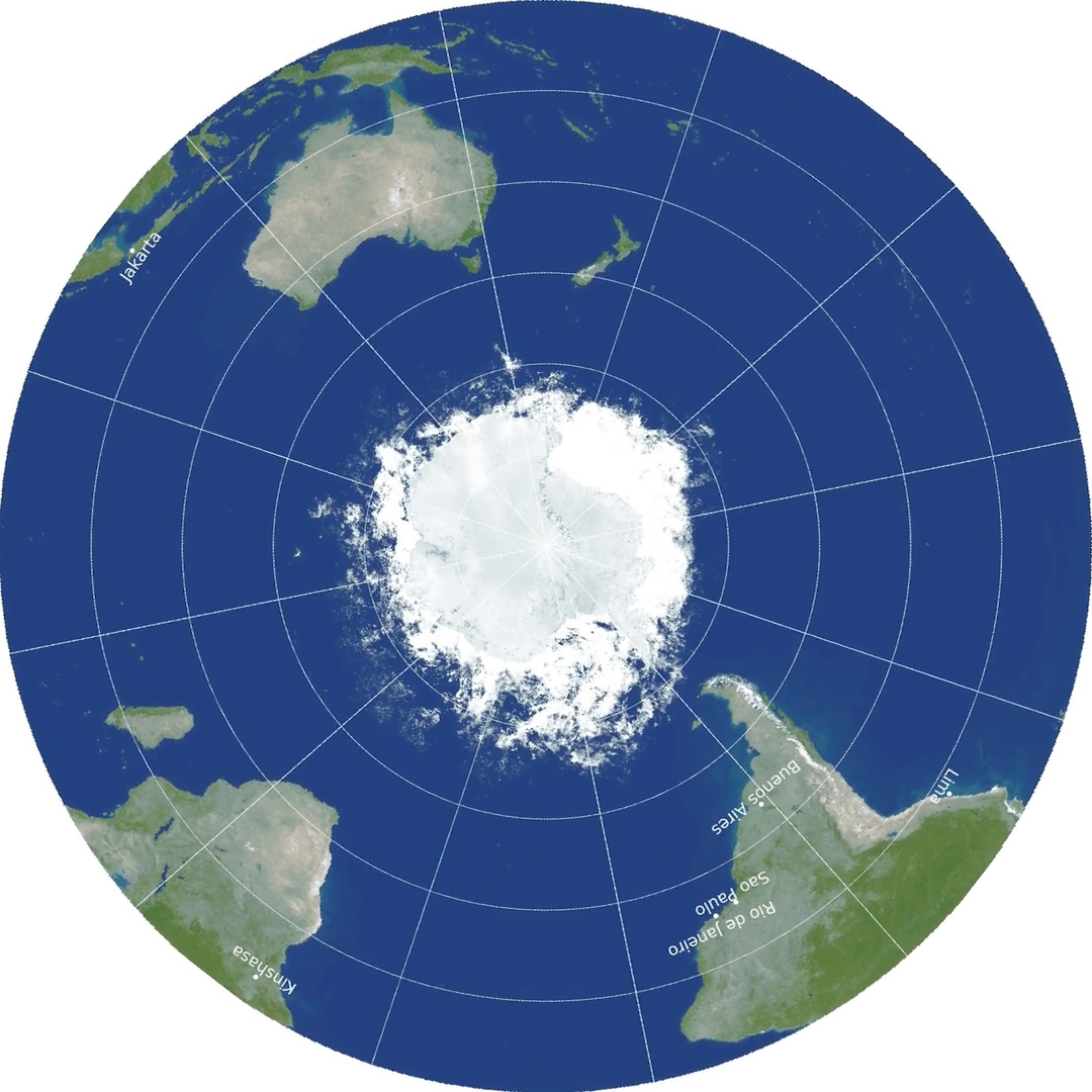 Cómo es el mapa plano más preciso de la Tierra - Infobae
