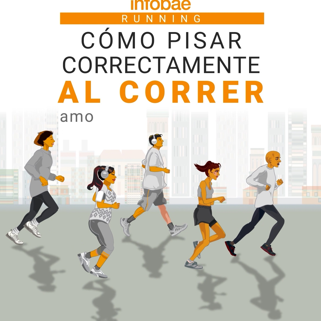 pisada correcta al correr