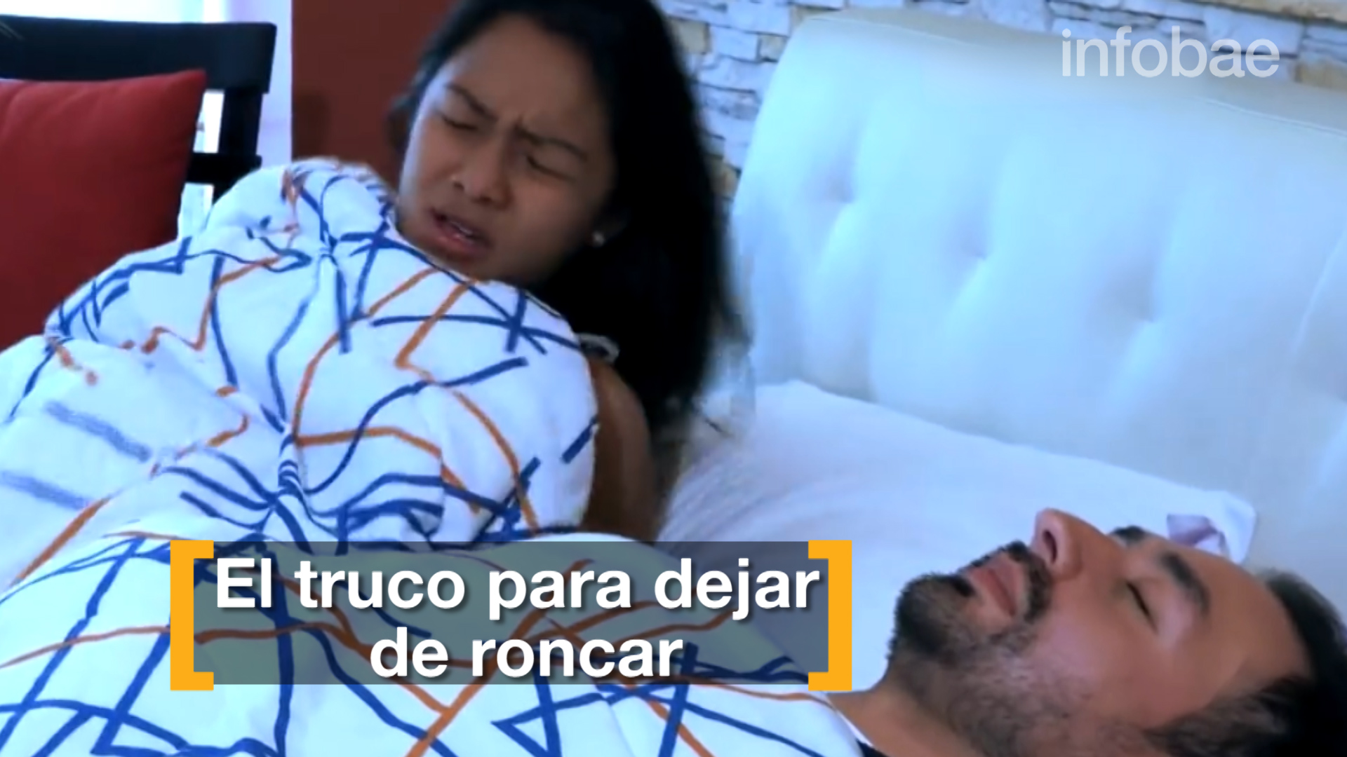 Como poder dormir con una persona que ronca