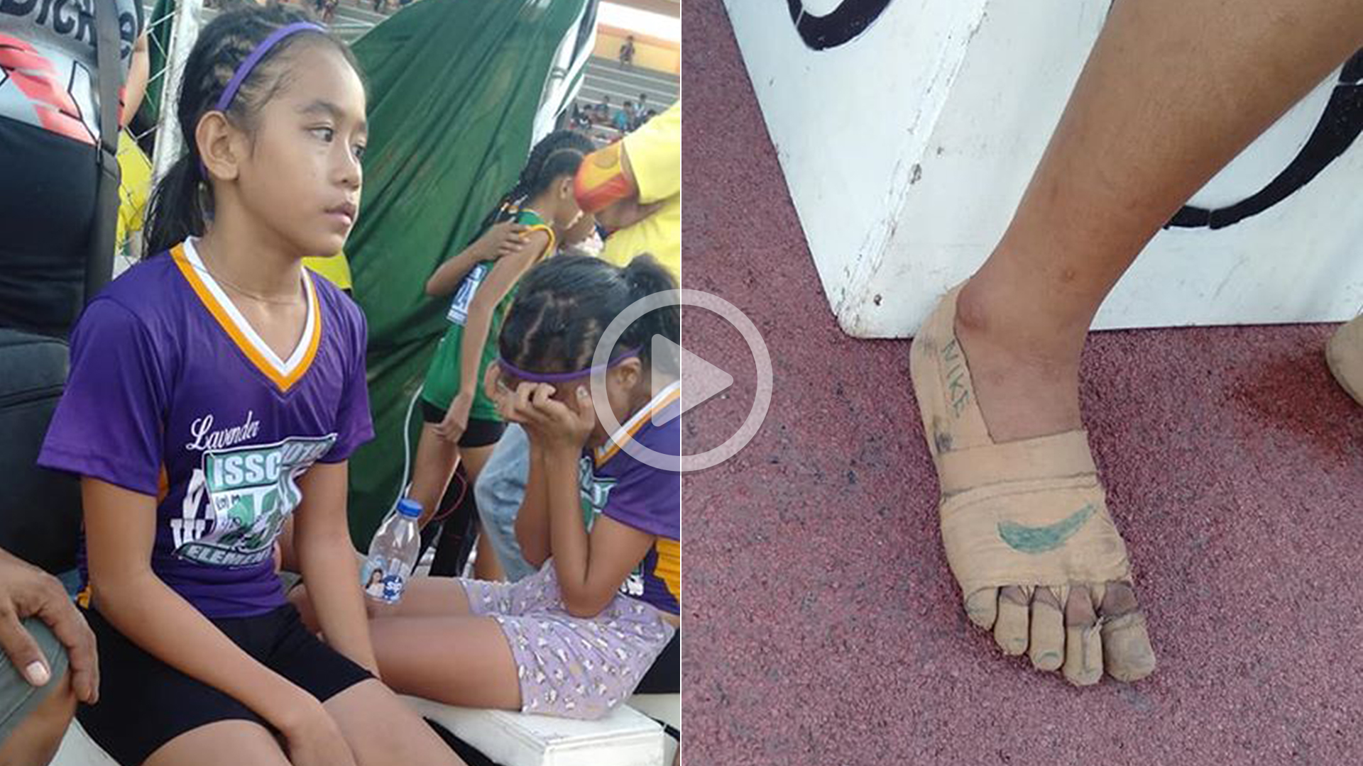 La emotiva historia de la niña filipina de 11 años que se dibujó unas zapatillas en los pies para y ganó tres medallas - Infobae